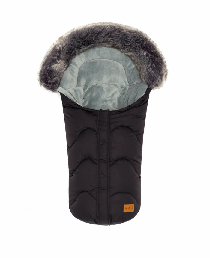 Fillikid Winter-Fußsack Lhotse für Babyschale #Schwarz