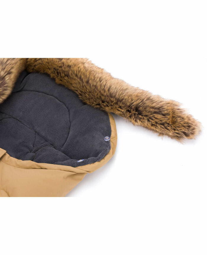 Fillikid Winter-Fußsack Lhotse für Babyschale #Cappuccino – Bild 3