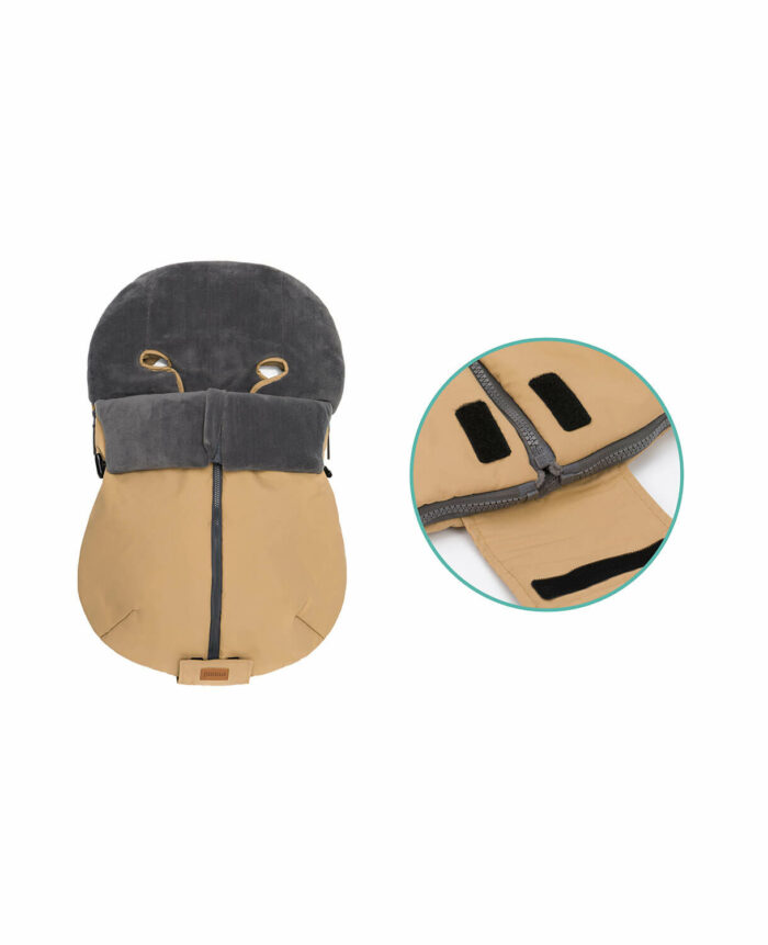 Fillikid Winter-Fußsack Sella Elite für Babyschale #Cappuccino – Bild 7