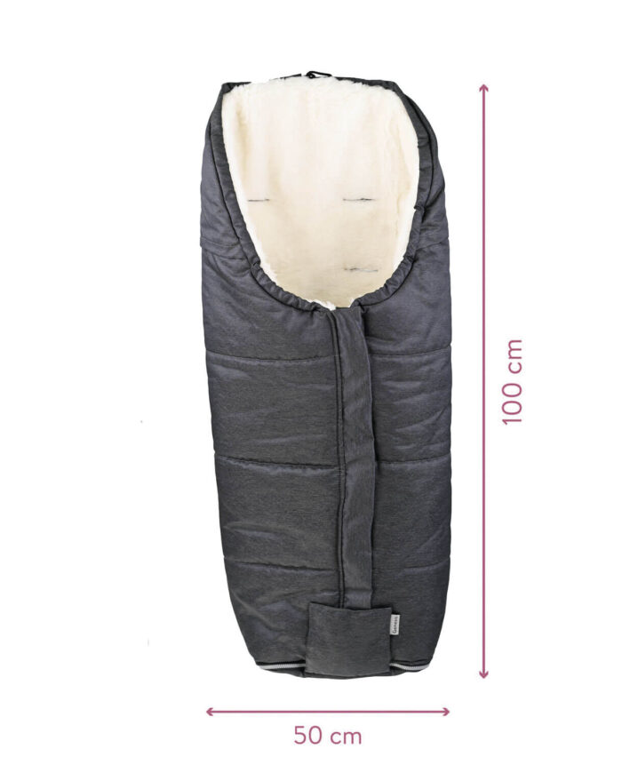 Genesis Winter-Fußsack "Teddy" #Anthrazit – Bild 2