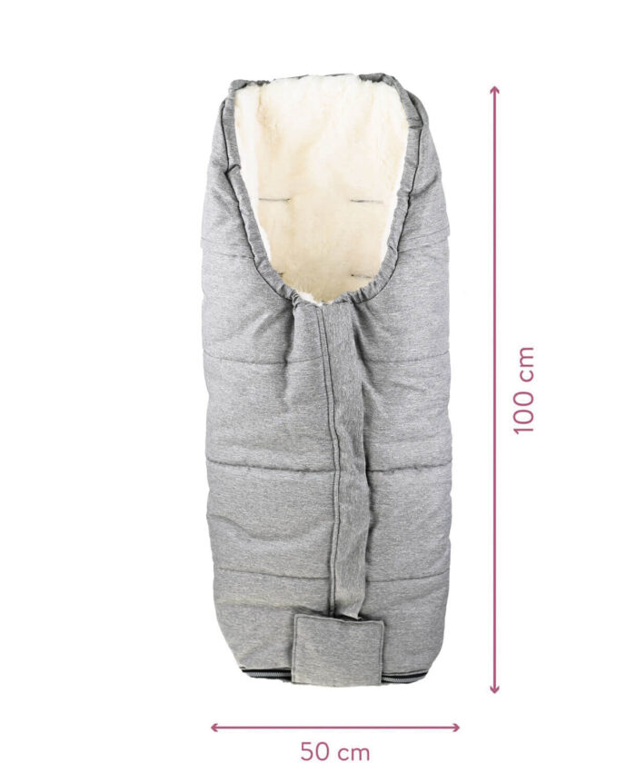 Genesis Winter-Fußsack "Teddy" #Hellgrau – Bild 2