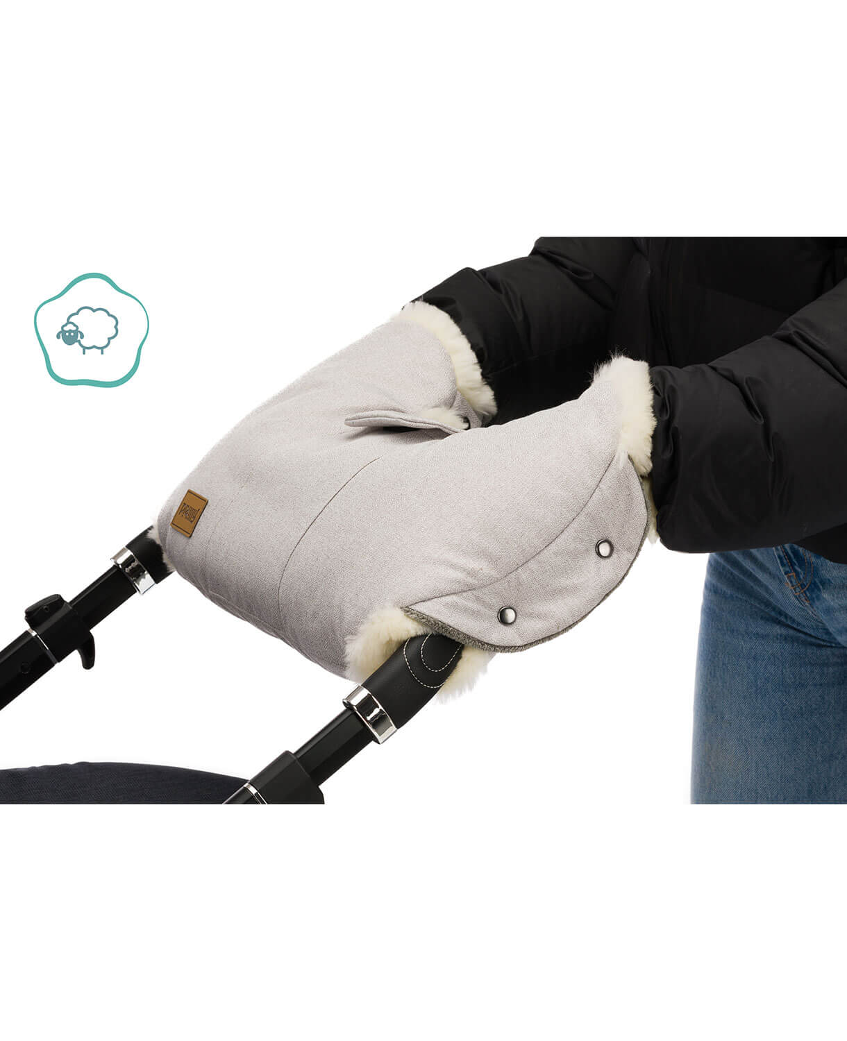 Fillikid Lammfell-Handwärmer Nyby Style #Champagner – Bild 2