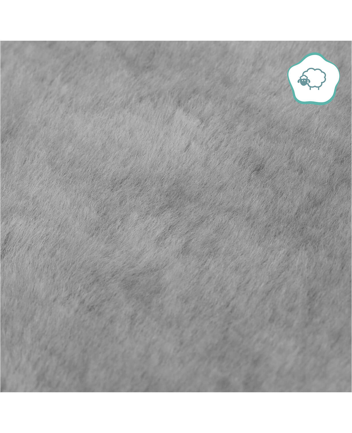 Fillikid Lammfell-Winter-Fußsack Bernina Alpina #Schwarz – Bild 3