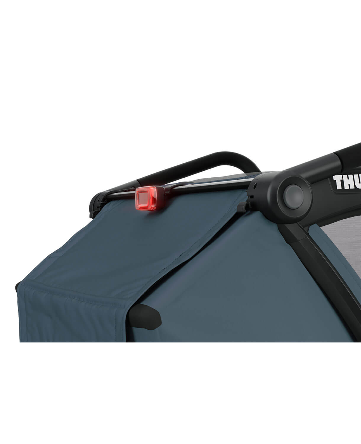 Thule Chariot Cab - Multisport-Fahrradanhänger Zweisitzer in Dunkelschiefer – Bild 14