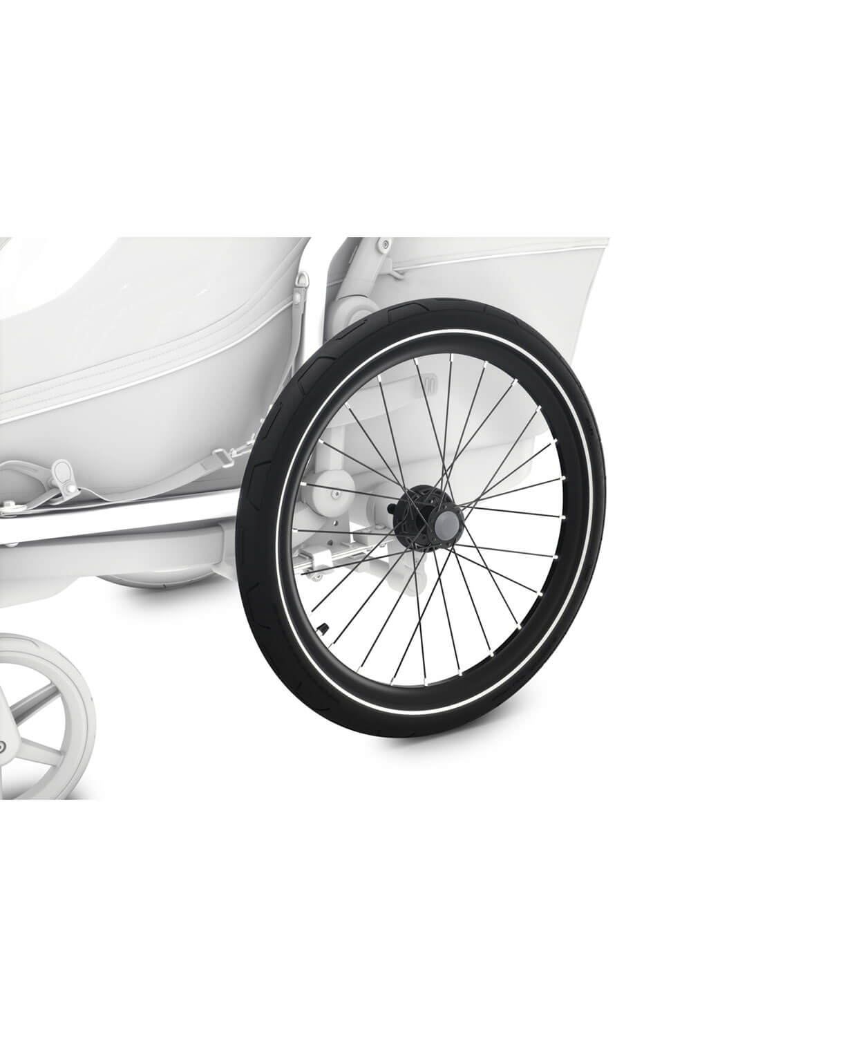 Thule Chariot Cab - Multisport-Fahrradanhänger Zweisitzer in Dunkelschiefer – Bild 6