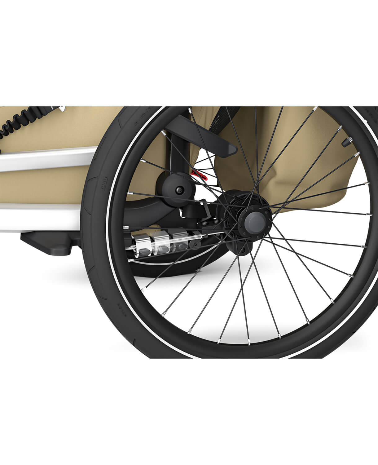 Thule Chariot Cross 2 double - Multisport-Fahrradanhänger Ein- oder Zweisitzer in Dunkelschiefer – Bild 9