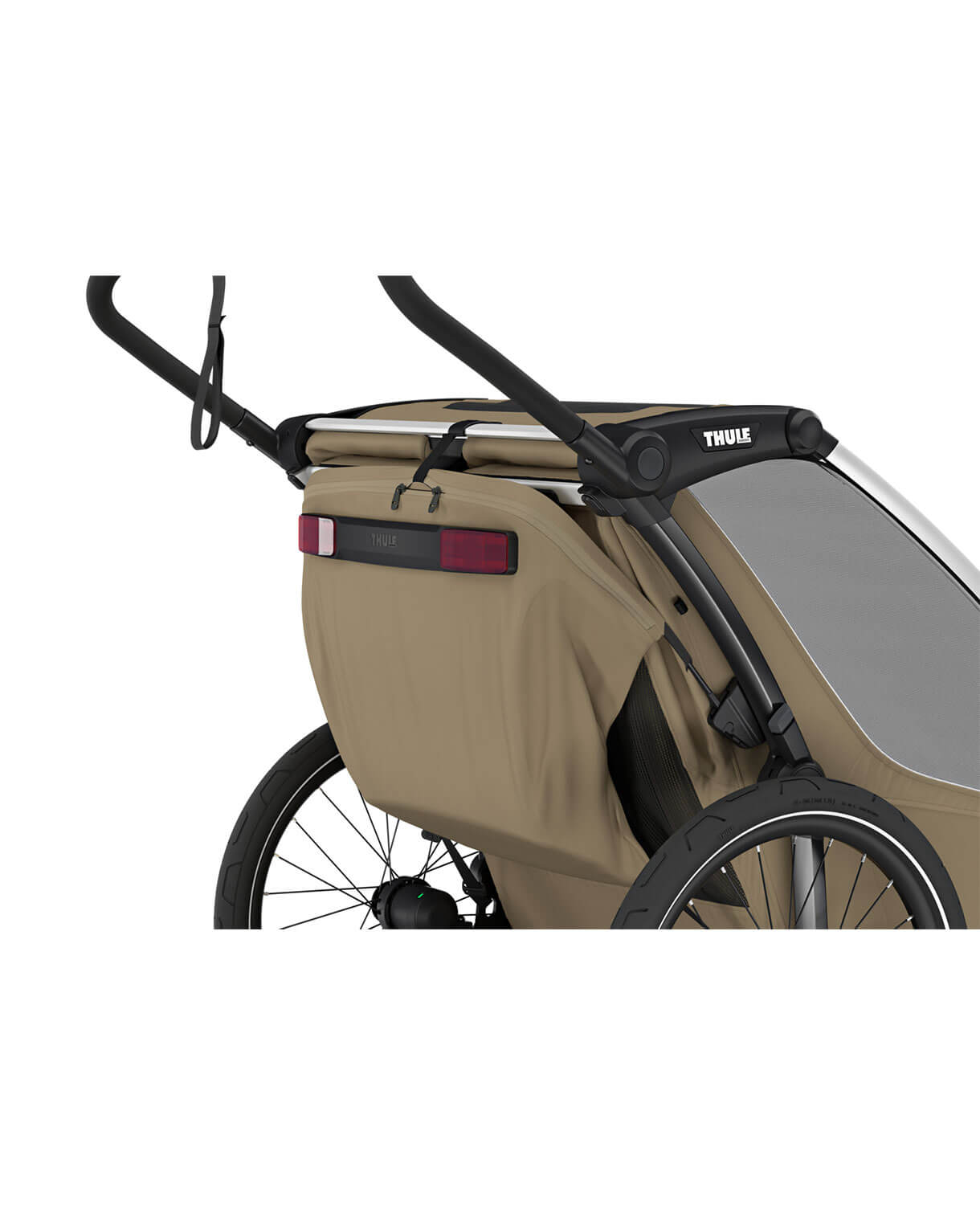 Thule Chariot Cross 2 double - Multisport-Fahrradanhänger Ein- oder Zweisitzer in Dunkelschiefer – Bild 10