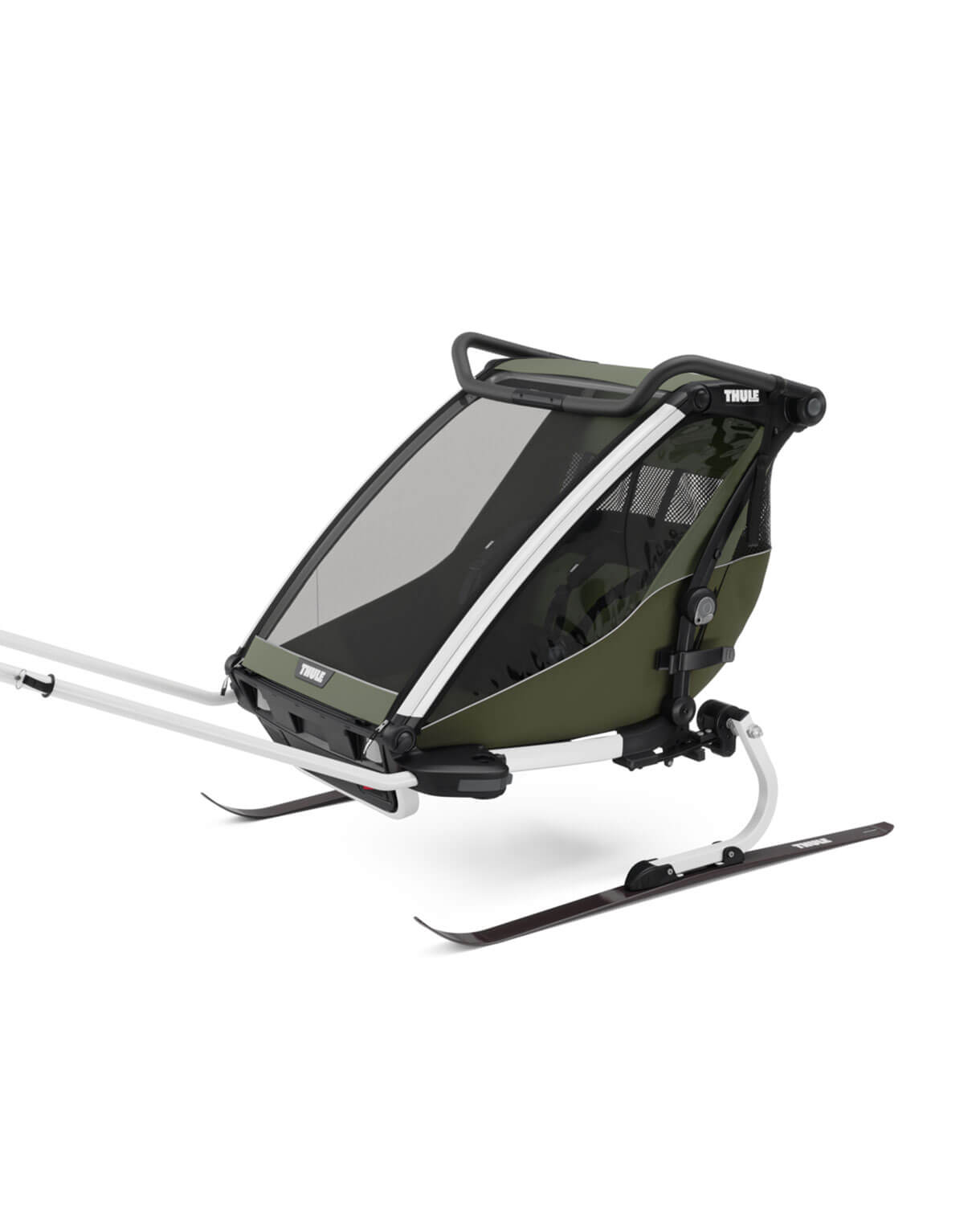 Thule Chariot Lite double - Multisport-Fahrradanhänger Zweisitzer in Vintage Grün – Bild 7