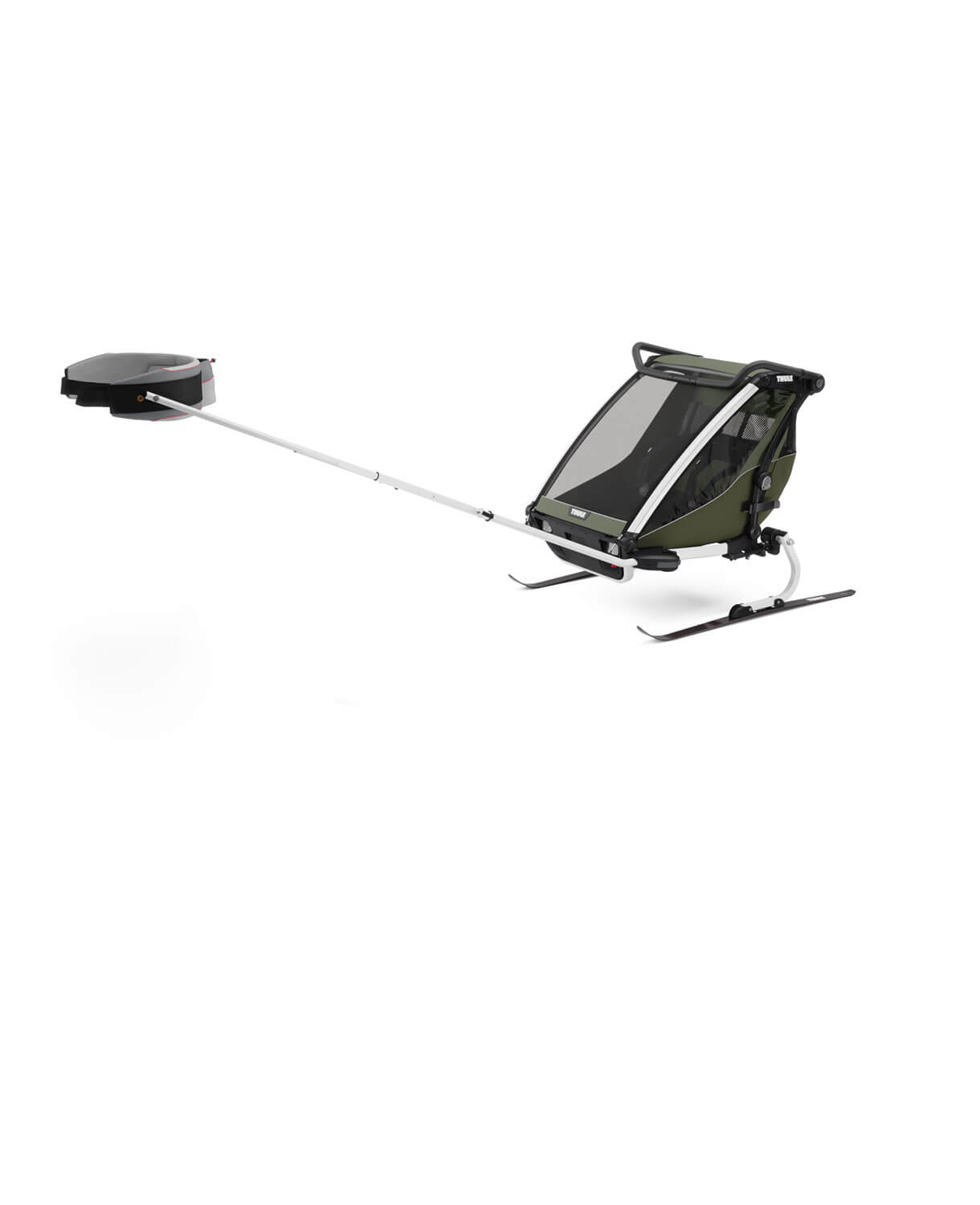 Thule Chariot Lite double - Multisport-Fahrradanhänger Zweisitzer in Vintage Grün – Bild 4