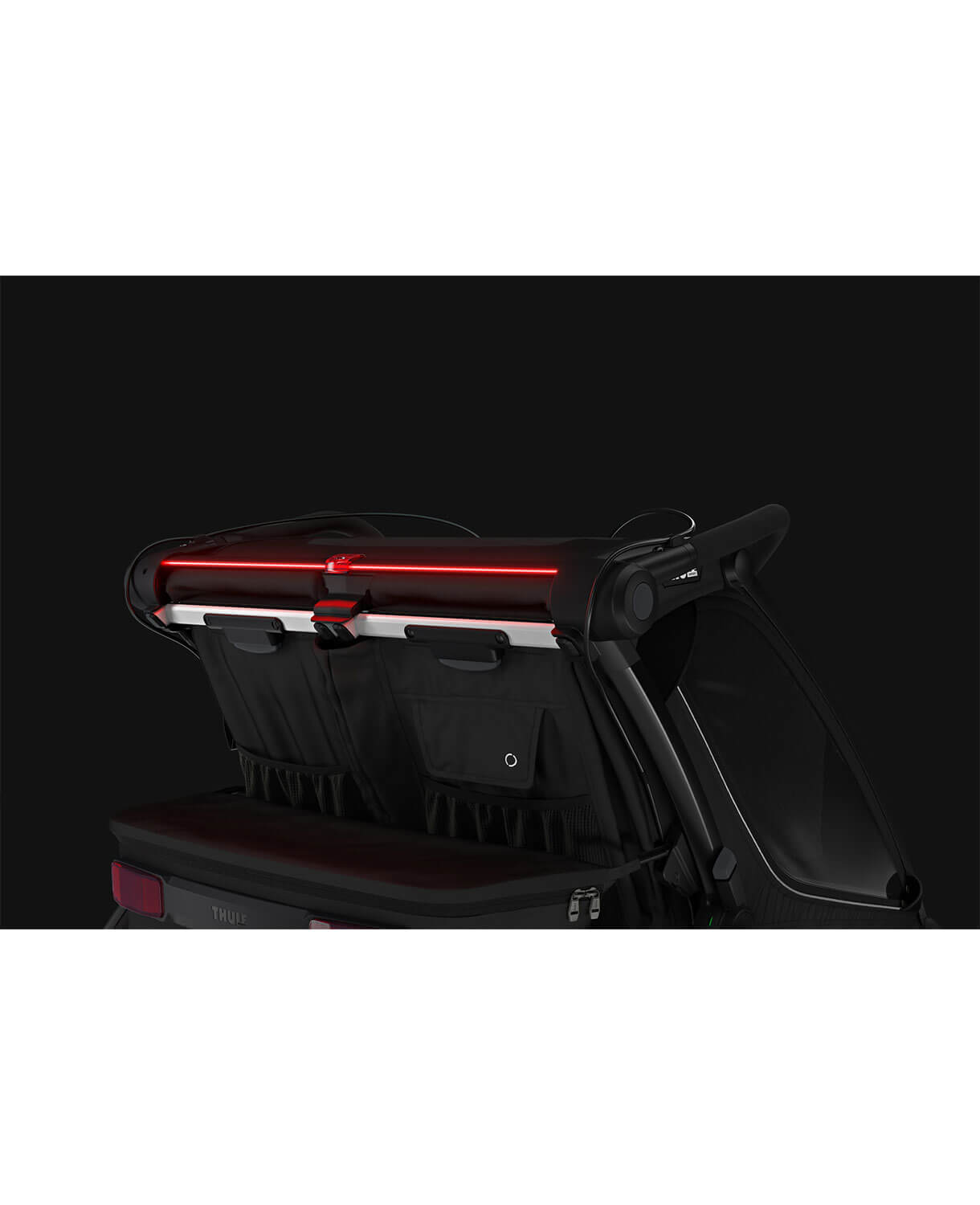 Thule Chariot Sport 2 double - Multisport-Fahrradanhänger Ein- oder Zweisitzer in Schwarz – Bild 8