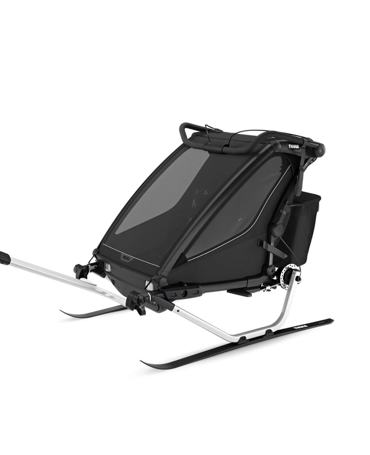 Thule Chariot Sport 2 double - Multisport-Fahrradanhänger Ein- oder Zweisitzer in Schwarz – Bild 7