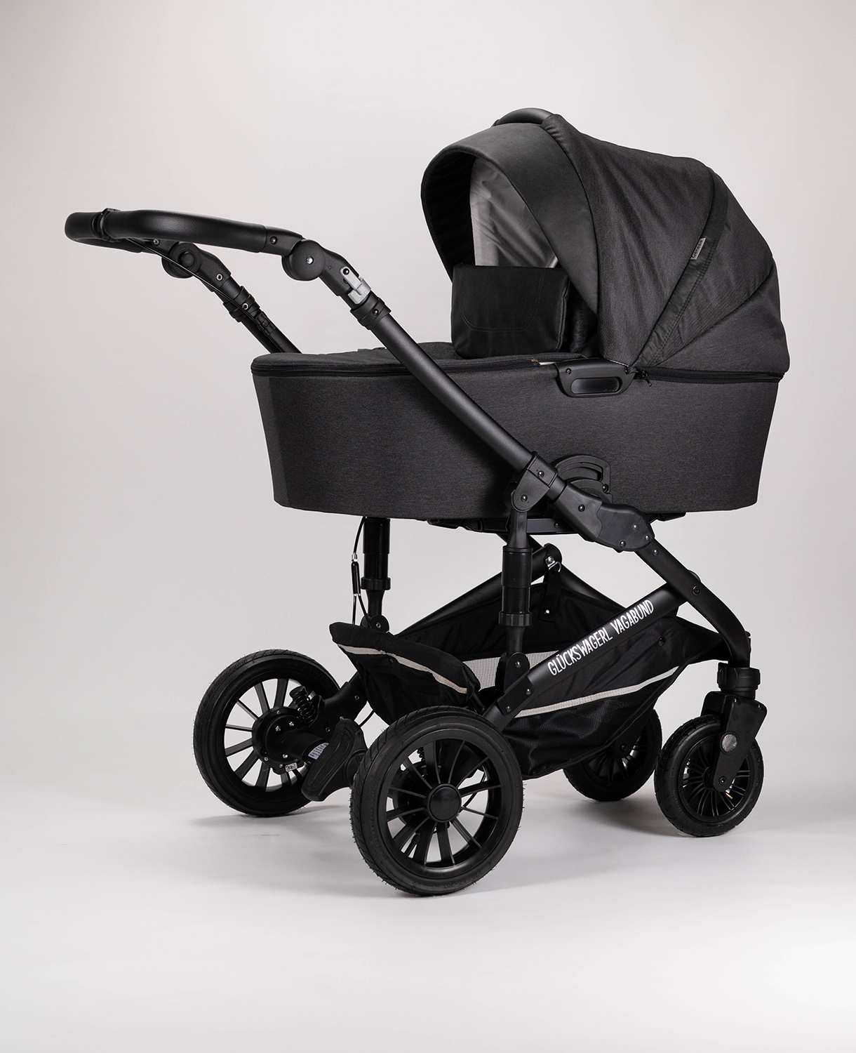 Glückswagerl Vagabund – Geländekinderwagen Schiefer Deluxe