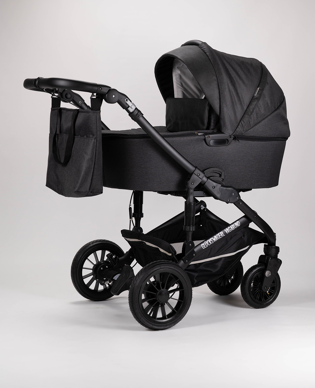 Glückswagerl Vagabund – Geländekinderwagen Schiefer Deluxe – Bild 2