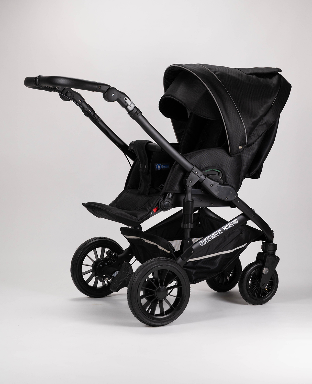 Glückswagerl Vagabund – Geländekinderwagen Black Edition – Bild 5