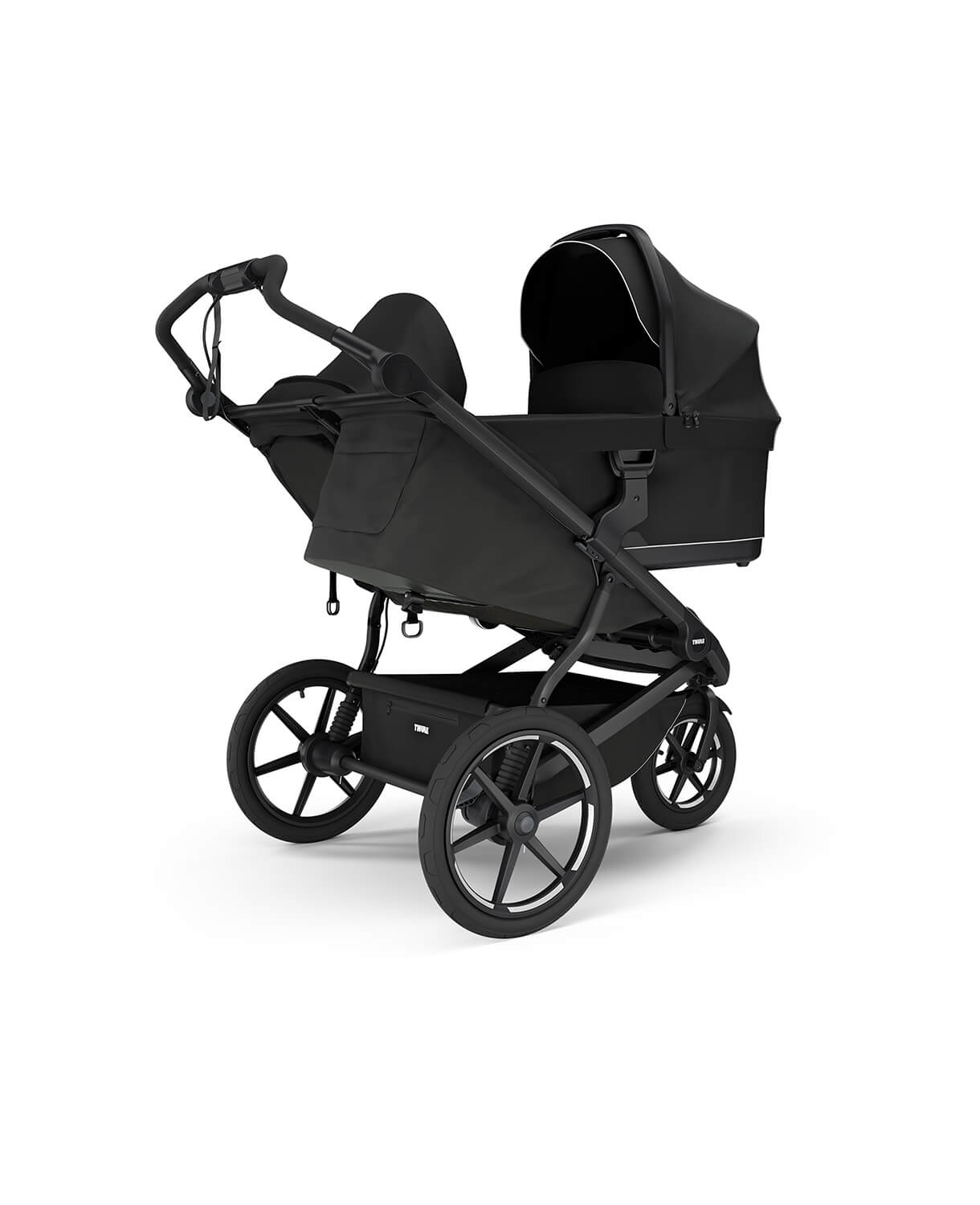 Thule Urban Glide 3 double Geschwisterwagen #Schwarz – Bild 14