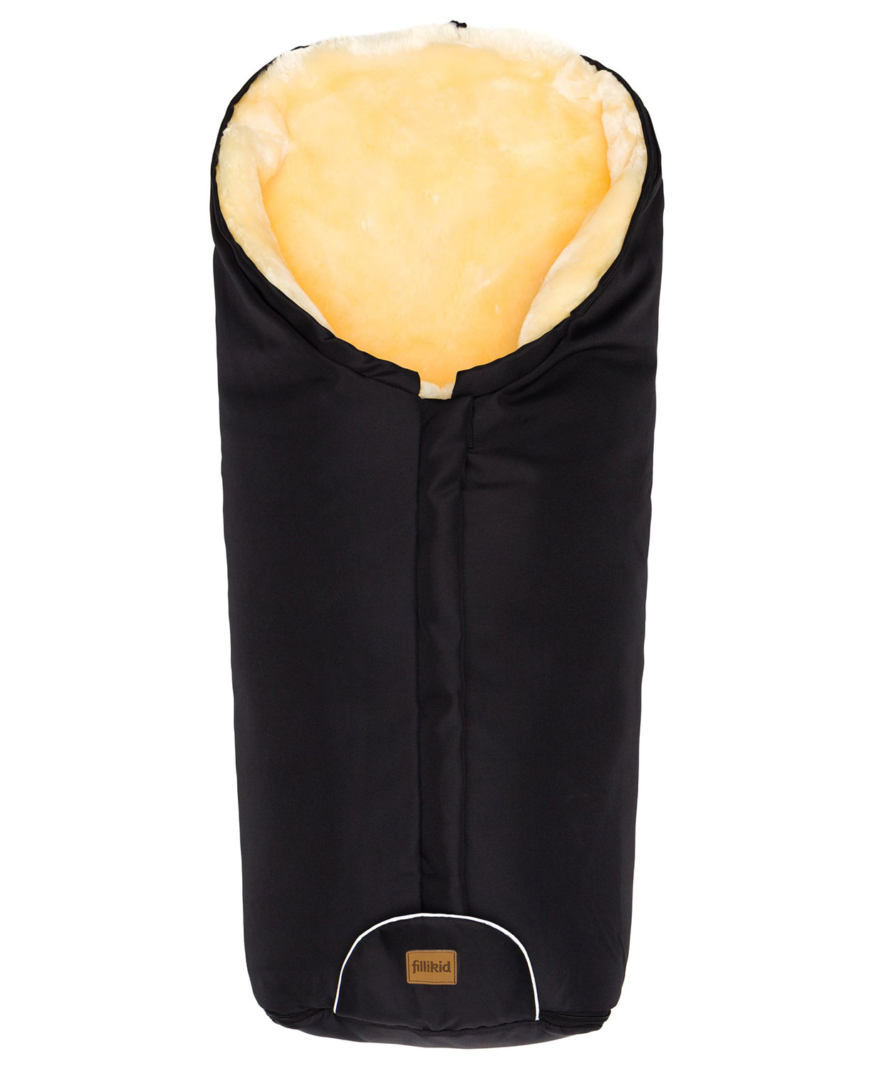 Fillikid Lammfell-Winter-Fußsack Tacama XL #Schwarz