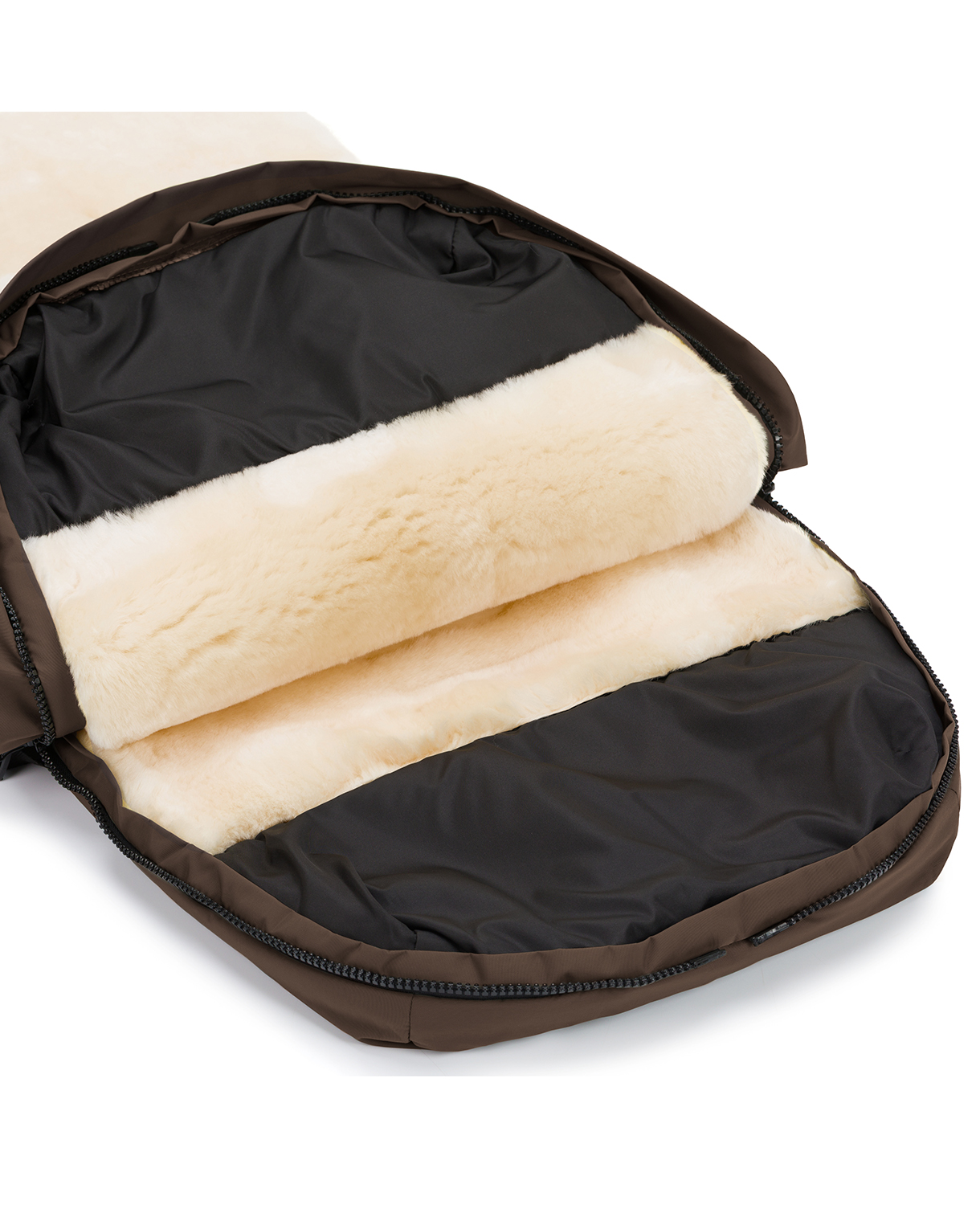 Fillikid Lammfell-Winter-Fußsack Davos #Braun – Bild 10
