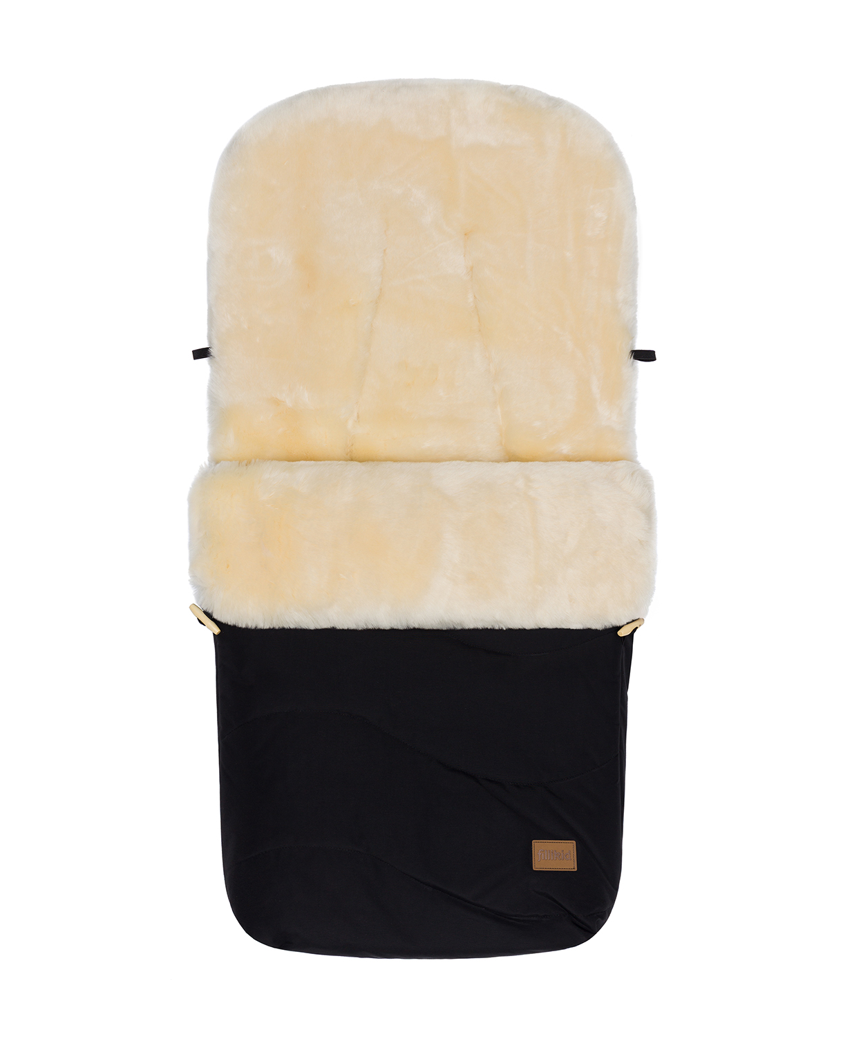 Fillikid Lammfell-Winter-Fußsack Davos #Schwarz