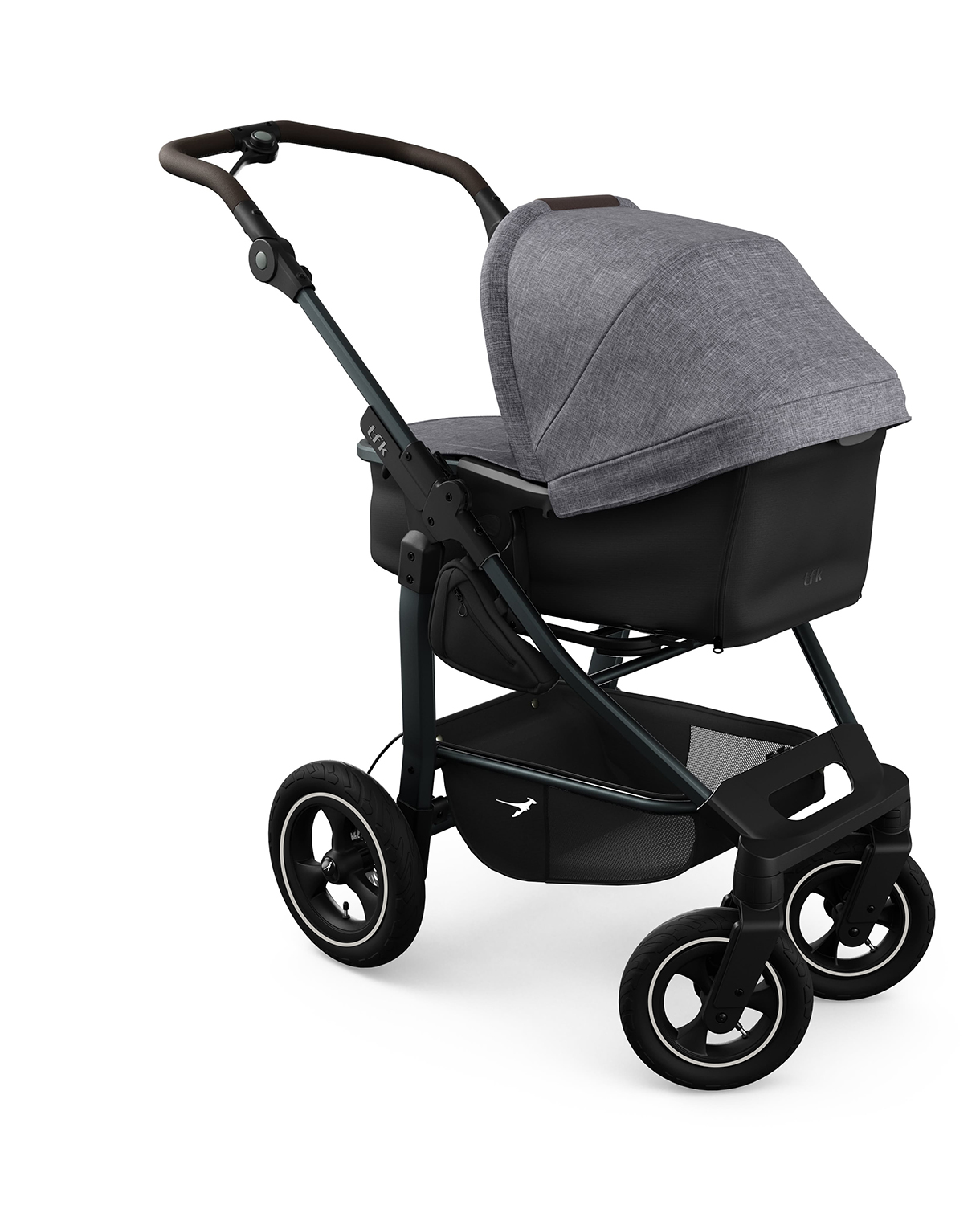 tfk mono4 Kombikinderwagen 4-Rad mit Lufträder #Premium Grau – Bild 5