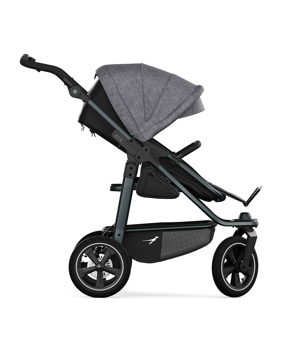 tfk mono3 Kombikinderwagen 3-Rad mit Lufträder #Premium Grau – Bild 4