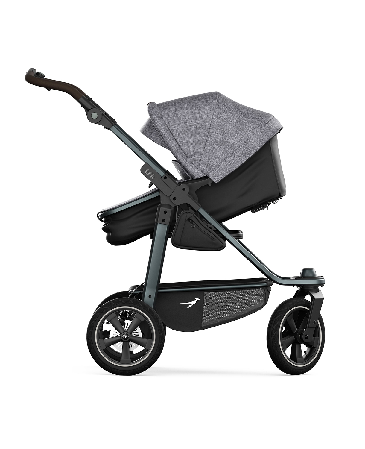 tfk mono3 Kombikinderwagen 3-Rad mit Lufträder #Premium Grau – Bild 2